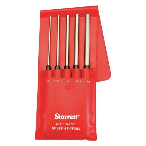 Starrett S248PC 5-teiliges langes Serie Splinttreiber-Set in Brieftasche 1/8-3/8 (3 mm-9,5 mm) - Bild 2 von 4