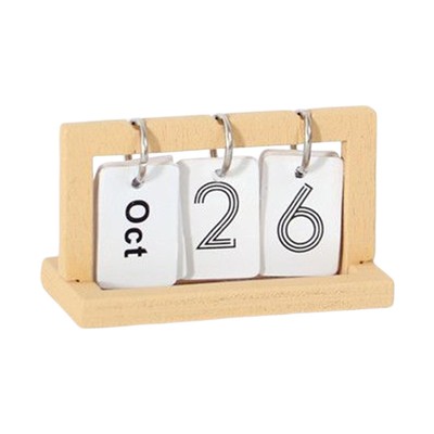 1/12 Dollhouse Flip Calendar for DIY Model Life Scene Layout Decor Wood |  eBay