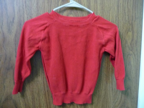 ROTES THERMO LOOK SHIRT LANGARM MARKENLOS - Bild 2 von 2