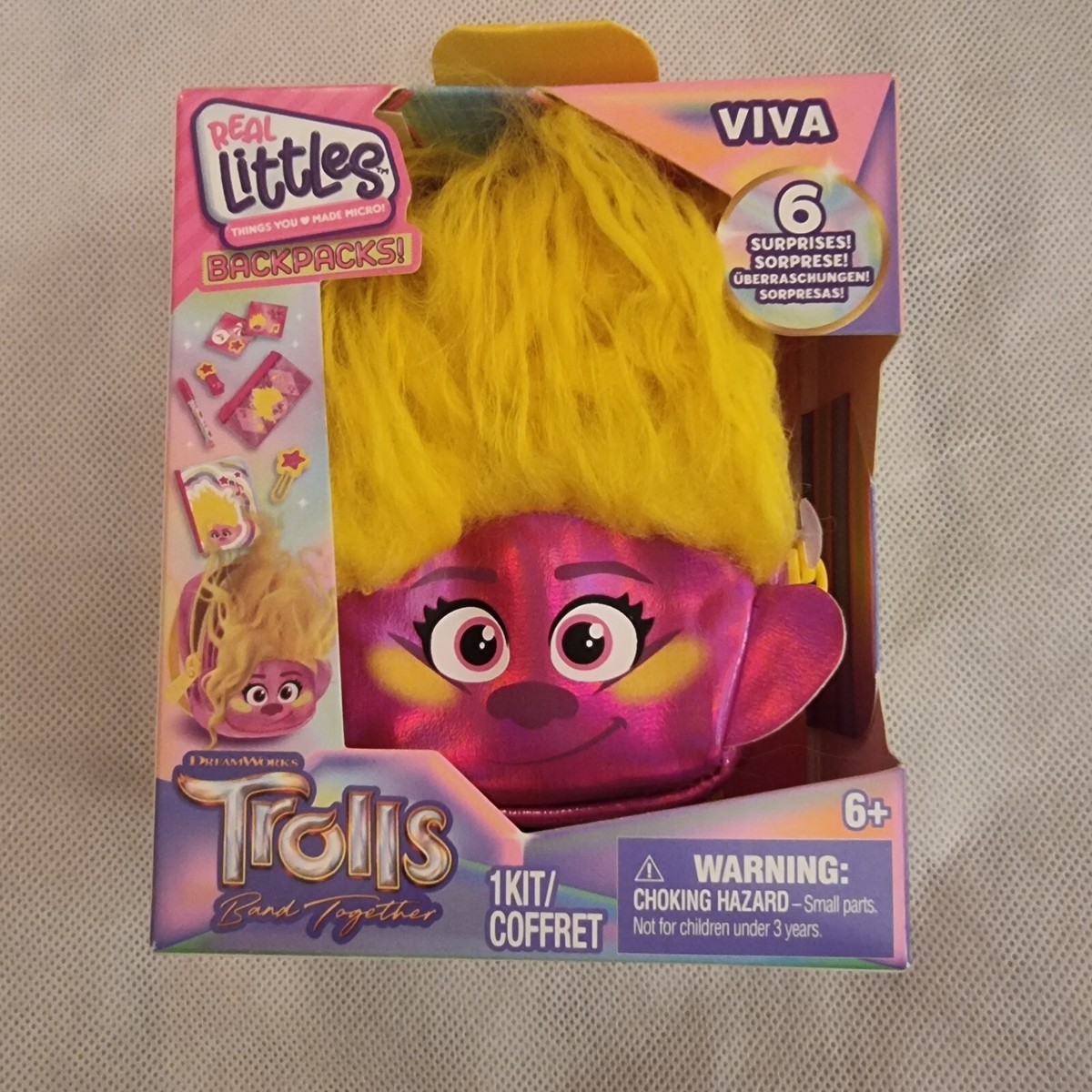 Real Littles Trolls Backpack Viva