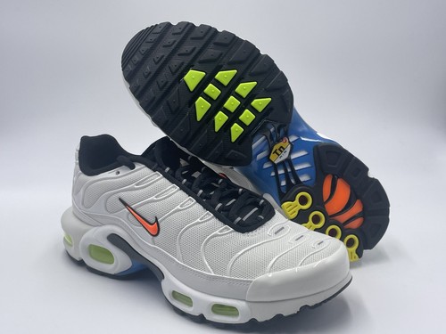 white orange air max plus