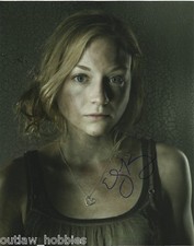 Emily Kinney Walking Dead Signed Autographed 8x10 Photo COA