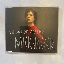 BB MICK JAGGER CD SINGLE VISIONS OF PARADISE LIKE NEW PROMO NEAR MINT