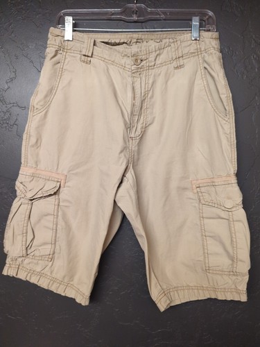 Men's Calvin Klein Cargo Shorts Beige Size 30 Rip-Stop Pre-Shrunk 100% Cotton - Bild 1 von 6
