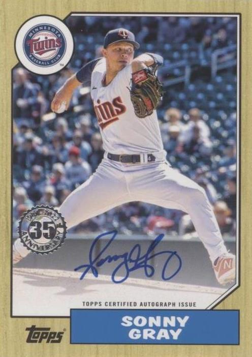 2022 Topps Update Series - Sonny Gray #87BA-SGR - 1 of 1