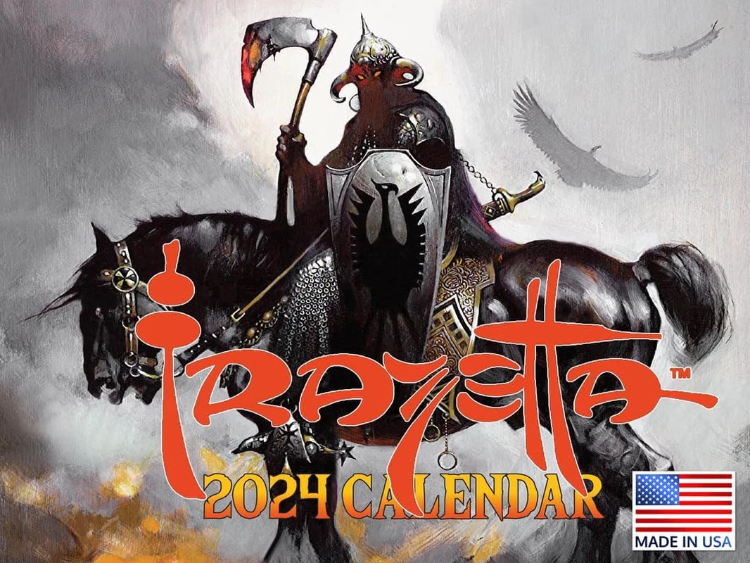 Frank Frazetta Calendar 2024 Gothic Fantasy Art Wall Calander Monthly 12  Month | eBay