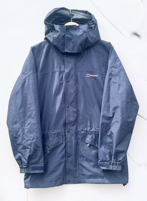 Berghaus Goretex Men's Navy Blue Coat Jacket Waterproof Hiking - Small/Medium