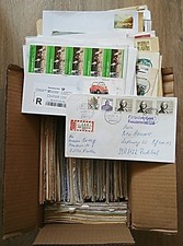 DL + Ausland gro&szlig;er  Posten Briefe  9 Bilder  , im Karton  ca. 3kg !  ansehen !!
