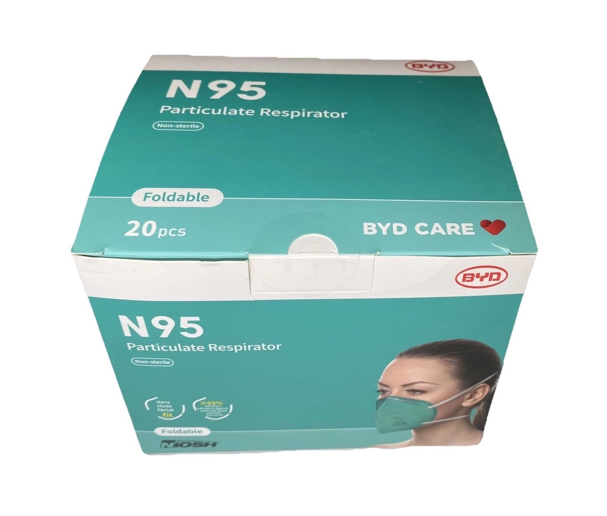 N95 Particulate Respirator 20枚×36箱バラ売り可〇 N95 Particulate Respirator Surgical Mask - 20 Masks per Box