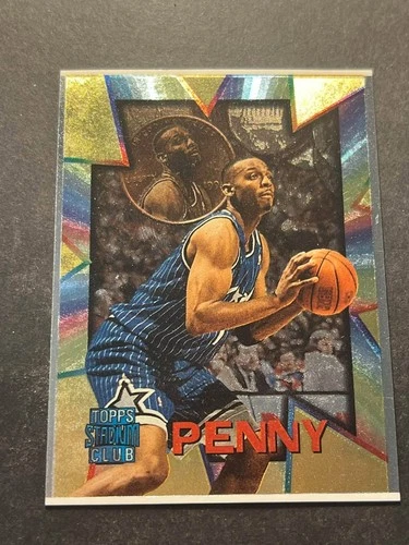 1996-97 Stadium Club Mega Heroes BORDERED PROOF Anfernee Hardaway Magic