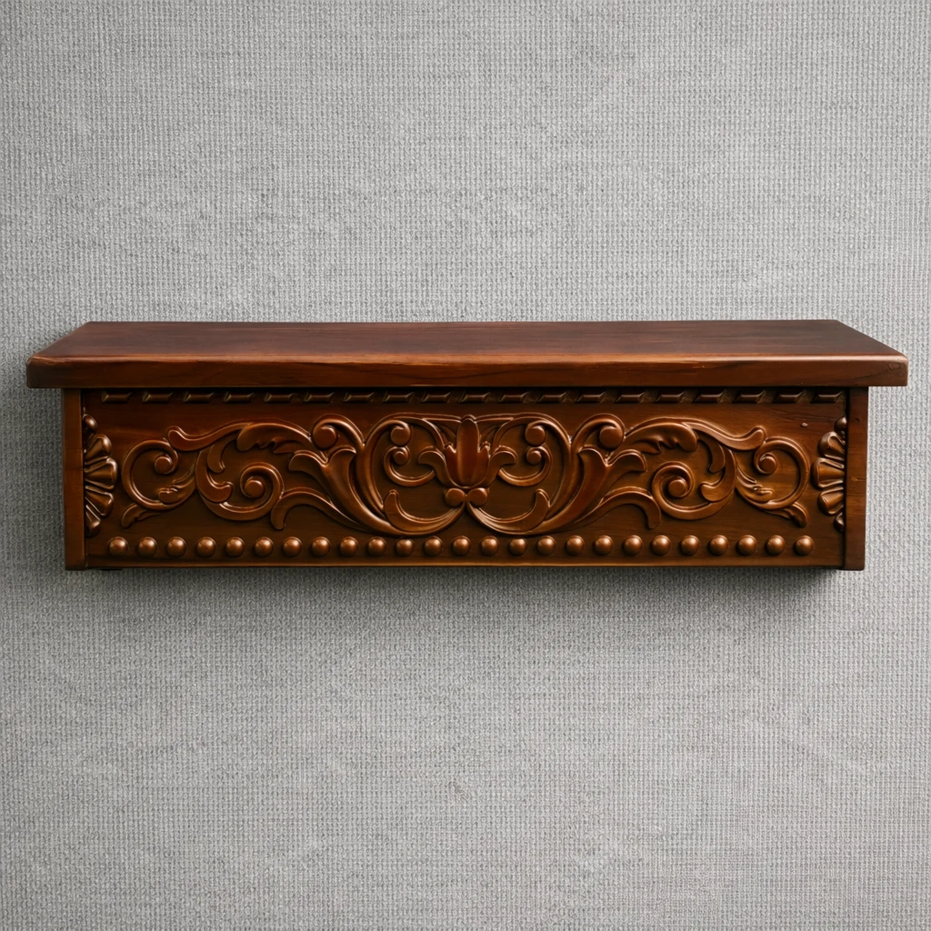 Antique Engraved wall shelf /Unique Wood carving wall shelf /Unique Hand Carved
Opens in a new windo