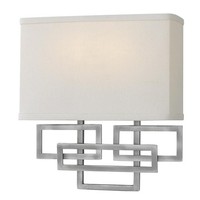 Nickel Moderne Wandleuchte Leuchter 2X60W/E14 25,4X28,9 [Cm]