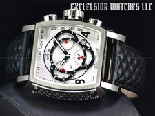 NEW Invicta Men 48mm S1 Rally SWISS Z60 Chrono SILVER DIAL Stainless St. Watch