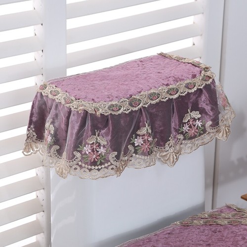 Juego de 3 fundas de asiento de inodoro lavables de terciopelo de encaje tapa almohadillas Ho. - Imagen 2 de 14