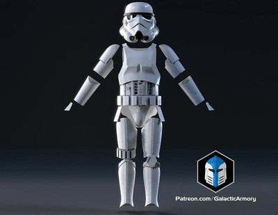 Stormtrooper Rüstung Star Wars Life Size | 3D Cosplay Prop DIY Armor Kit