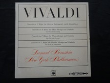 VIVALDI; "4 Concerti"; BERNSTEIN/ NewYork Philharmonic; CBS; 1LP; 1974; LP058