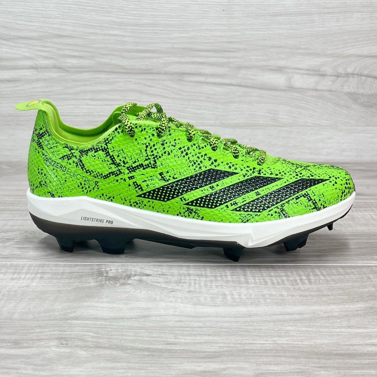 Adidas Adizero Electric 2 Baseball Cleats Electric Green Men's Sz