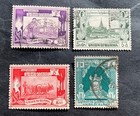Burma Birma 1949 - 4 used stamps - Michel No. 109, 110, 112, 113