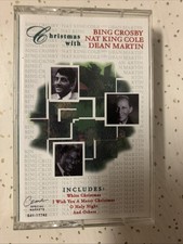 Christmas with Bing Crosby Nat King Cole Dean Martin Bing Crosby Cassette Tape