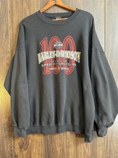 VTG Harley Davidson Milwaukee WI HD 100 Years Crewneck Sweatshirt 3XL 2003 Y2k
