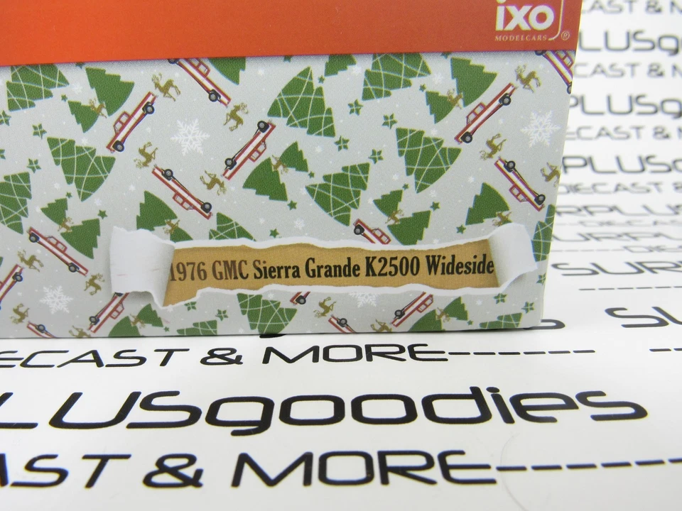 2025 IXO America 1:64 Christmas Exclusive: 1976 GMC SIERRA GRANDE 2500 Pickup - Image 2 of 4