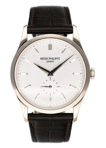 Patek Philippe Calatrava 5196G 18K White Gold Mens Watch