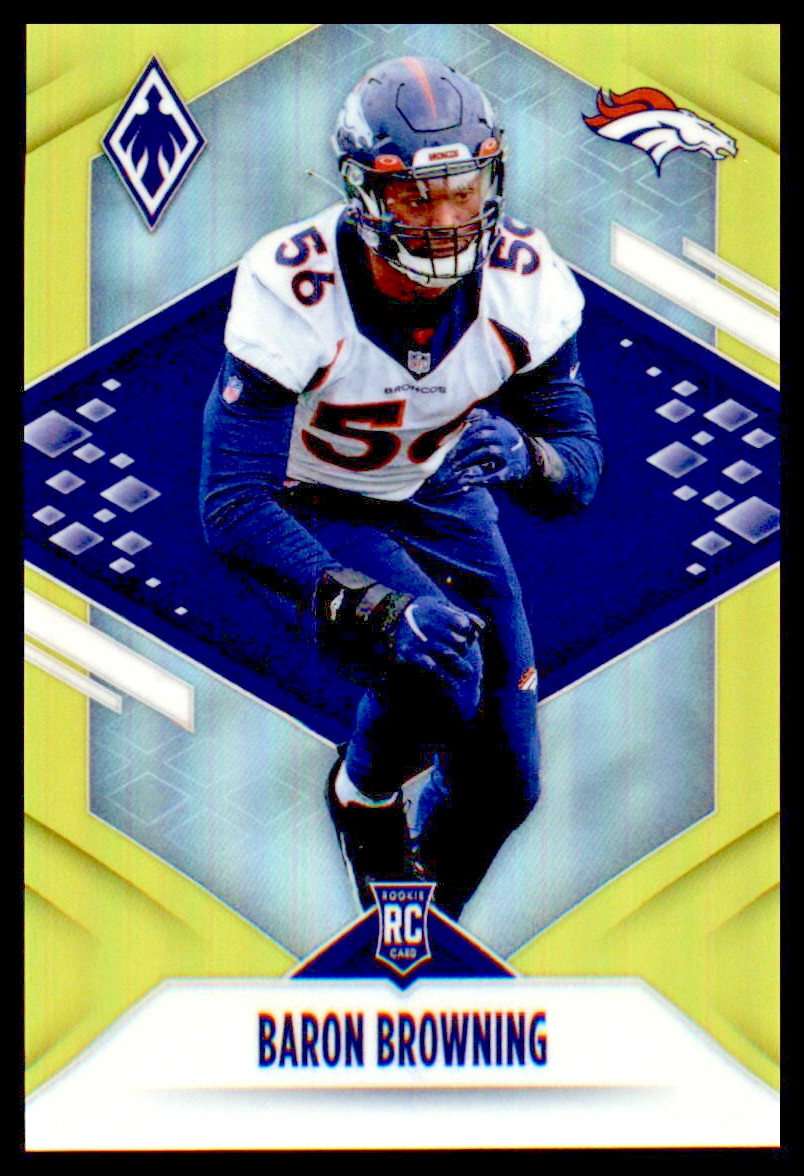 Baron Browning Panini Phoenix #186 Yellow