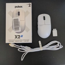 Pulsar Gaming Mouse X2H Wireless White JUNK Untested