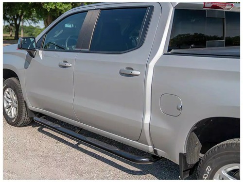 Ionic 3" Black Nerf Bars Fits 2006-2008 Mega Cab Dodge Ram 1500 - Picture 13 of 17