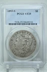 1893-S $1 Silver Morgan Dollar PCGS VF25 #9210