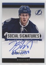 2013-14 Panini Playbook Social Signatures Keith Aulie #SS-KA Auto 0c2