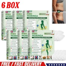 6 BOX Moringa Berberine 10-in-1 Advanced Nano Microneedle Patch for Weight Loss