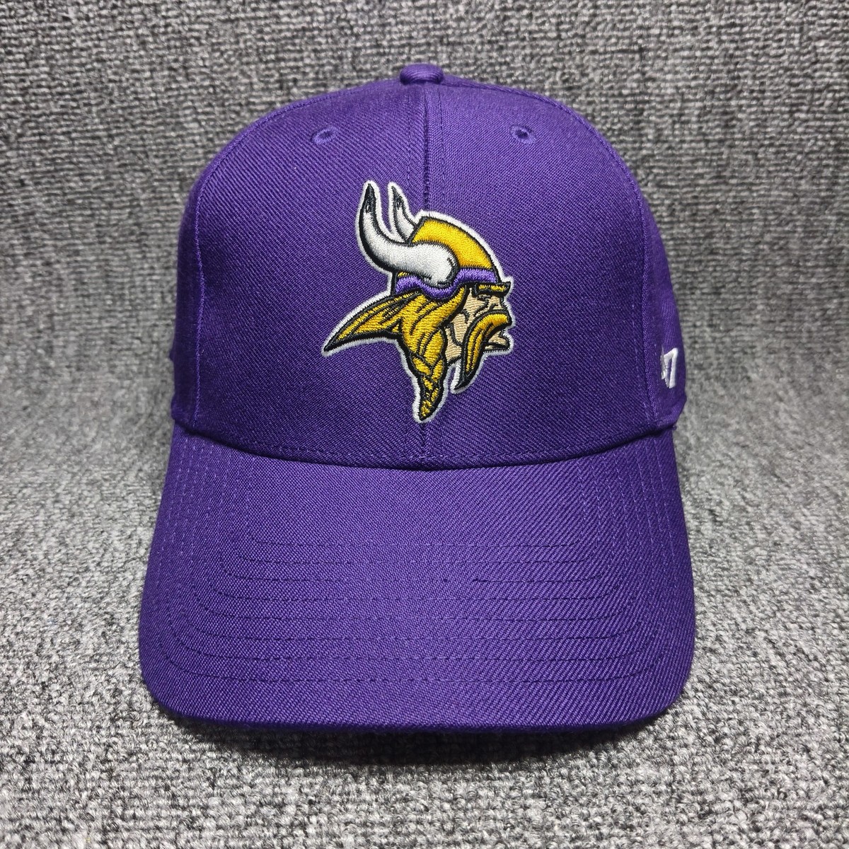 '47 Brand Minnesota Vikings NFL Purple Hat Cap Hook and Loop