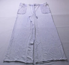 Peace Love World Women's Regular French Terry Ankle Pants JL3 Soft Lilac Large