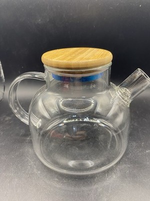 CnGlass Glass Teapot Stovetop Safe 30.4oz Clear Teapot Never Used