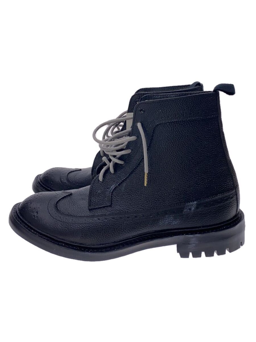 Traditional Weatherwear Lace-Up Boots/Us9/Blk/Leather/Go0102 858