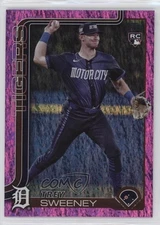 2025 Topps Series 1 Pink Holo Foil Trey Sweeney #67 Rookie RC 1js3