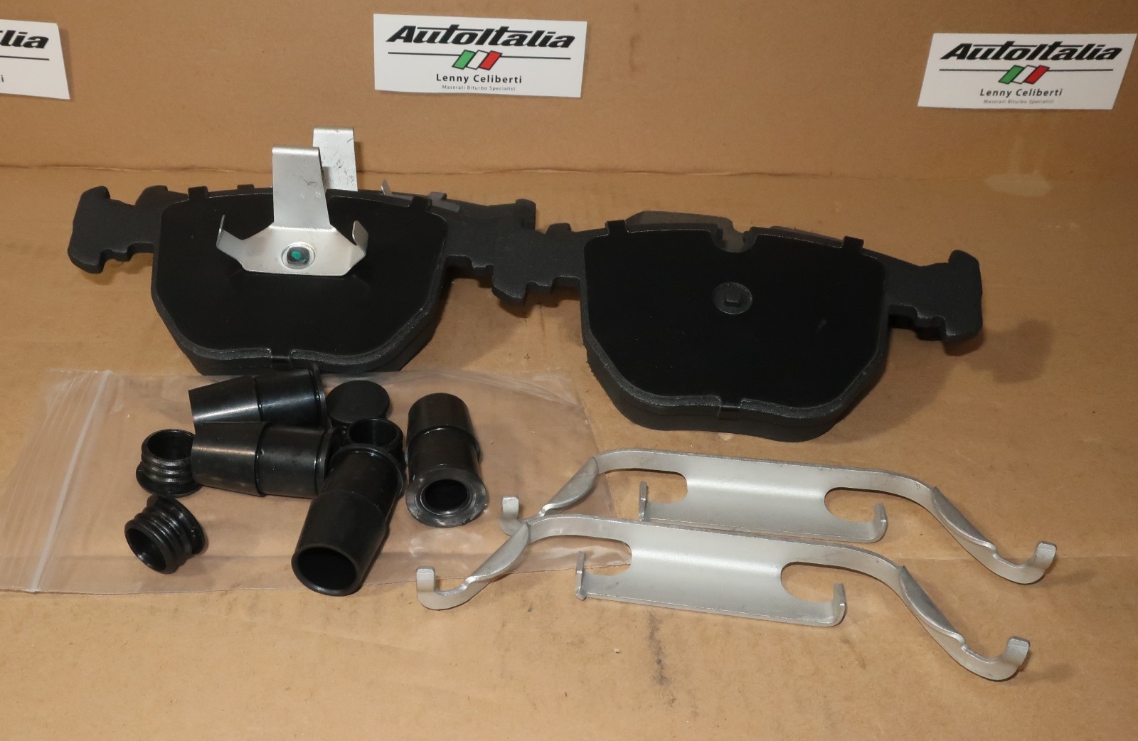 Maserati Biturbo  FRONT BRAKE PAD SET with Hardware  GHIBLI II ABS  370200039