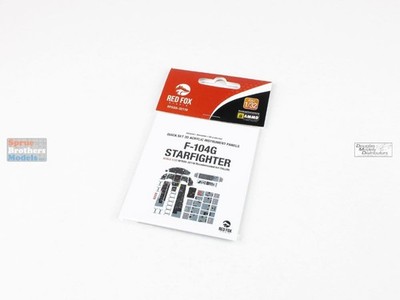 RFSQS32118 1:32 Red Fox Studio Quick Set Acrylic Instrument Panel - F-104G