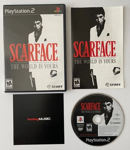 Scarface The World is Yours PS2 Sony PlayStation 2, 2006 Complete CiB Excellent