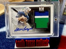 STEVE LARGENT 2021 PANINI IMPECCABLE IMMENSE AUTO 3CLR JSY 56/65 SEAHAWKS IPA-SL