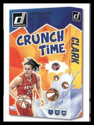 2025 Donruss WNBA #5 Caitlin Clark Crunch Time Press Proof