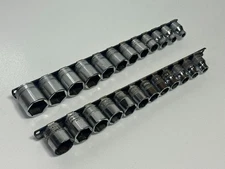 Snap-On Tools USA 24pc SAE & Metric Shallow Socket Set Pair, 212FSMY & 211FSY