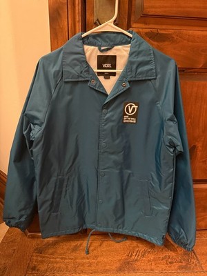 Blue Vans Button Up Jacket