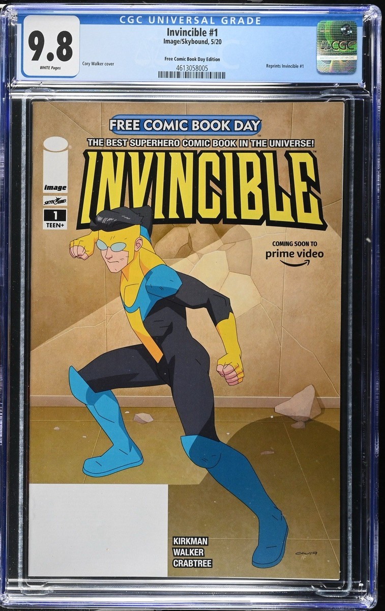 Invincible #1 CGC 9.8 - Free Comic Book Day | eBay