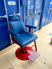 Takara Belmont Dainty Barber Hair Stylist Salon Chair Serviced & Re-upholstered