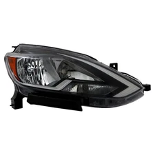 Halogen Headlight For Nissan Sentra 2016 2017 2018 19 Right Side Chrome Houising