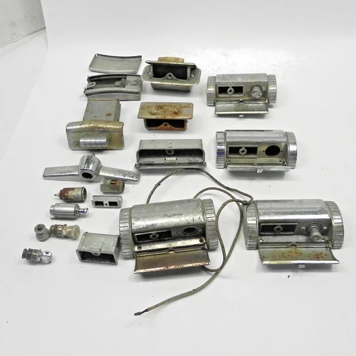 1947-1955 KAISER ASH TRAY CIGARETTE LIGHTER ASH TRAY HUGE LOT OF PARTS VINTAGE