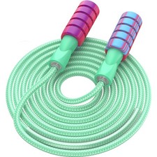 Durable Adjustable Jump Rope with Soft Foam Handles for Comfort - 9.8ft Length