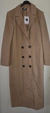 Missguided  Oversized Formal Coat  Size 6 Fit Upto size 12 Camel Colour.new